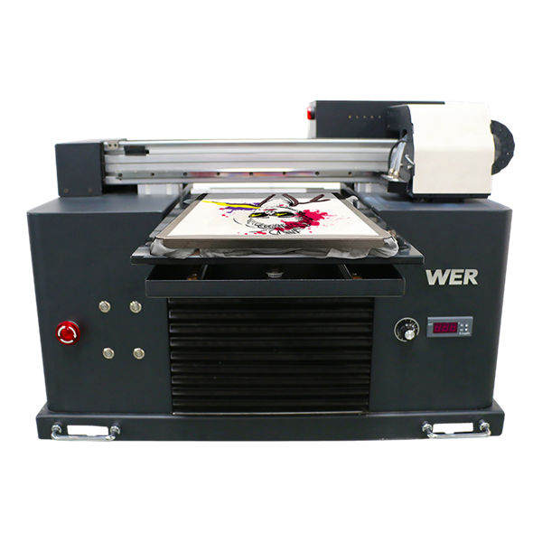 a3 ukuran multi-warna flat bed type t-shirt dtg printer
