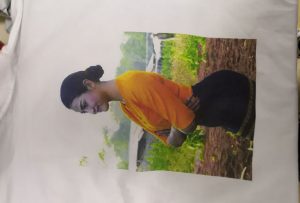 T-shirts printing sample for Burma client from WER-EP6090T printer