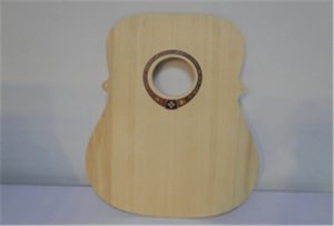 Gitar kayu sampel dari A2 ukuran uv printer WER-DD4290UV